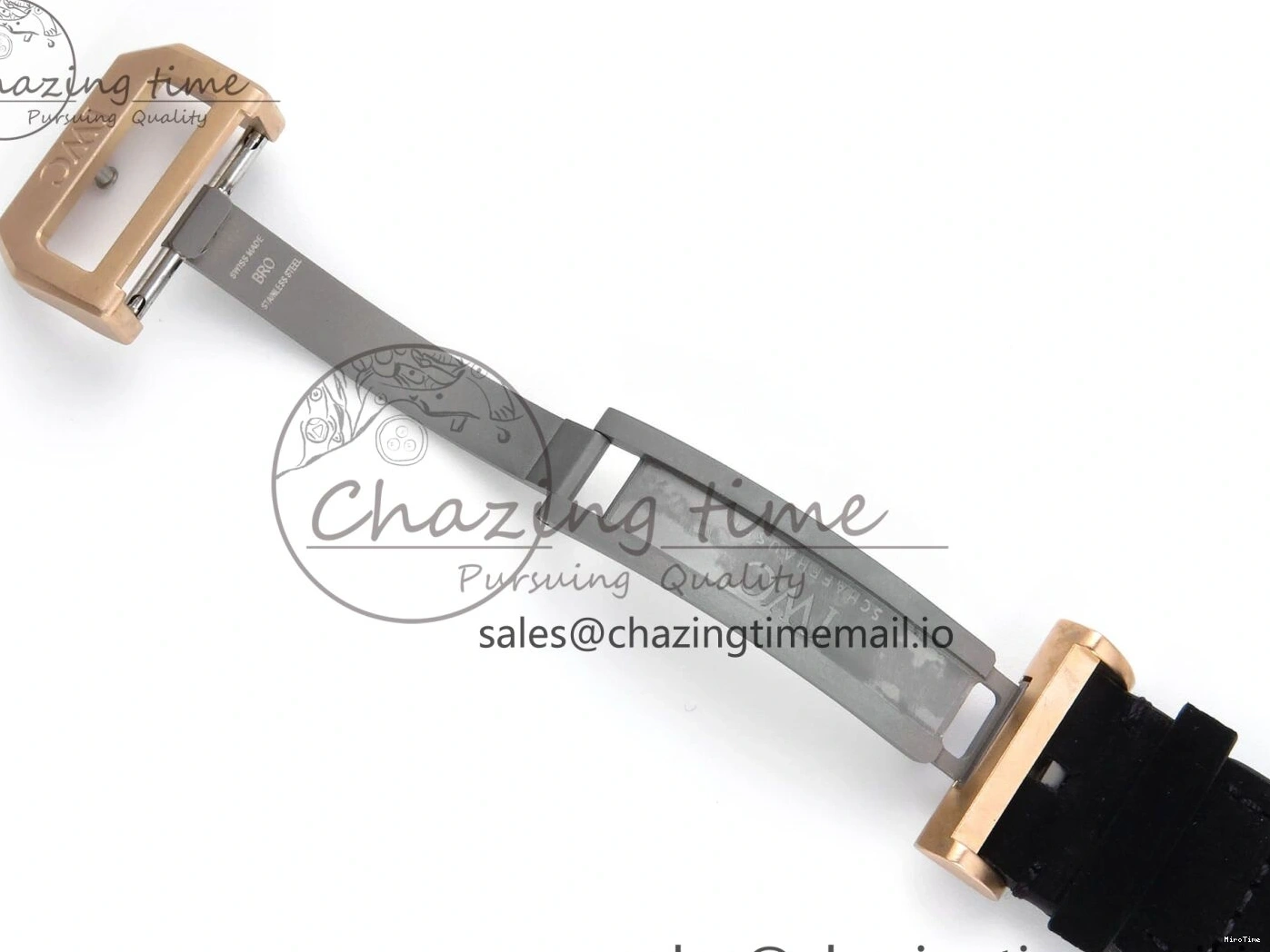 MIROTIME 0410 Affordable Big Pilot IW329703 M+F 1:1 Best Edition Black Dial on Black Nylon Strap MY 7004